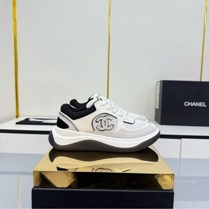 CHANEL Monochrome Athletic Sneakers